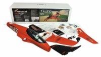 RC Jet Tiger S bestuurbare Jet 55mm EDF PNP rood